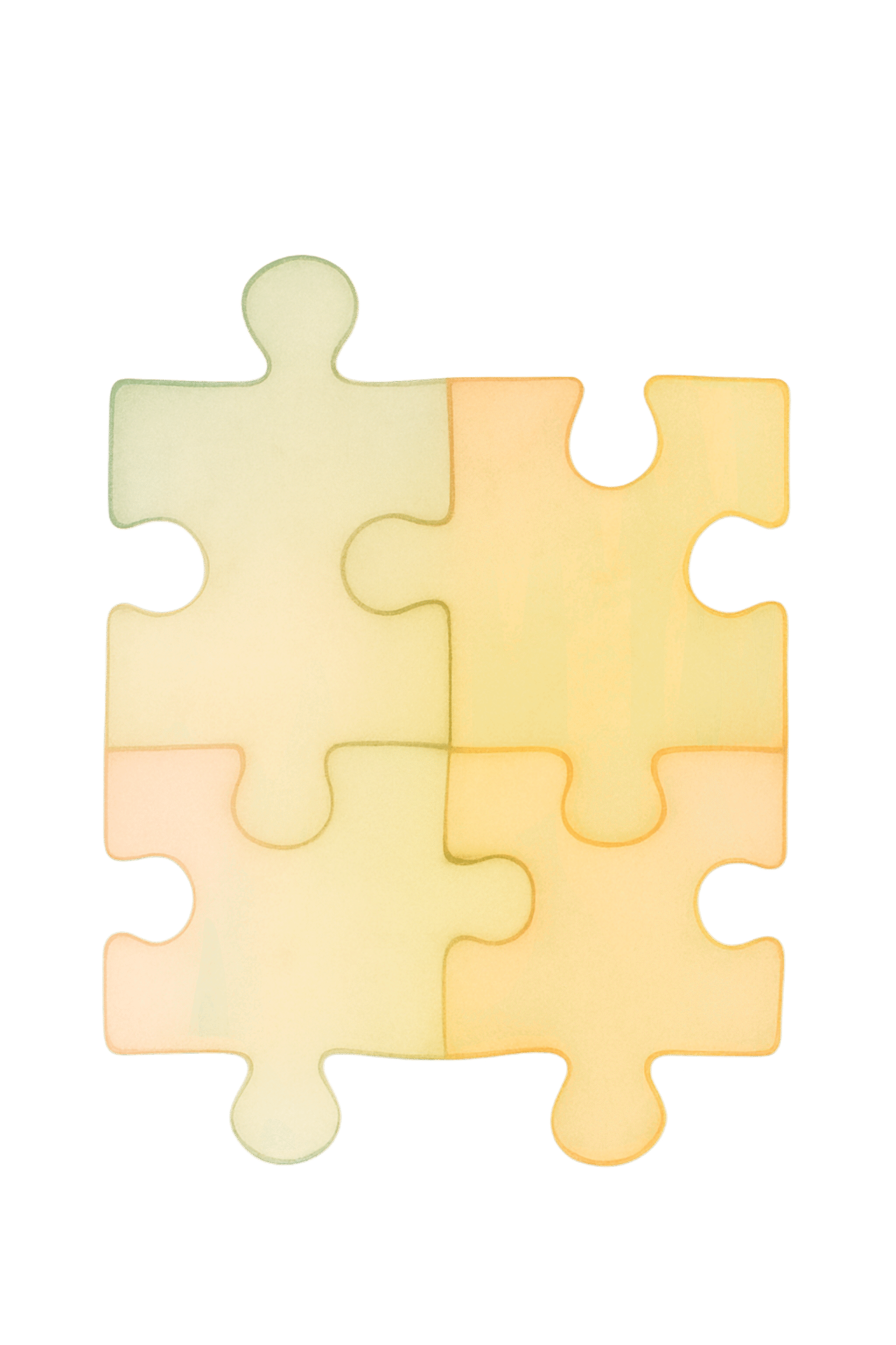 Mehrere Puzzle-Teile